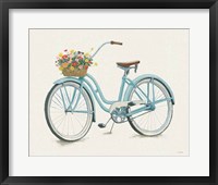 Beach Time III Neutral Framed Print