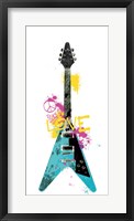 Garage Band III Graffiti Framed Print