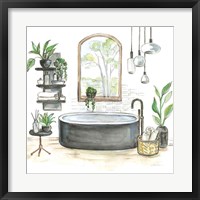 Black Bathtub I Framed Print