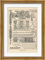 Framed English Renaissance XIII