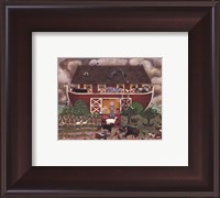 Framed Red Barn Ark