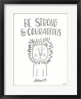 Framed Be Strong and Courageous