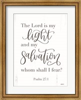 Framed Light and Salvation