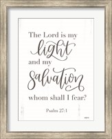 Framed Light and Salvation