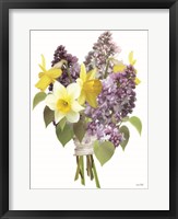 Framed Lilacs and Daffodils