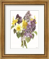 Framed Lilacs and Daffodils