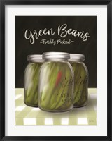 Framed Farm Fresh Green Beans