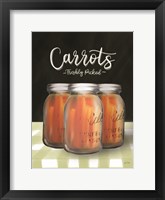 Framed Farm Fresh Carrots