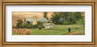 Framed Amish Barefoot Farmer