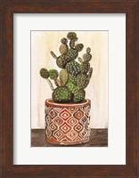 Framed Potted Cactus I