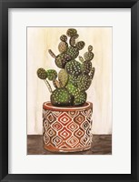 Potted Cactus I Framed Print