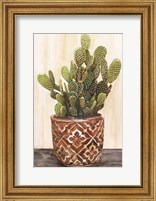 Framed Potted Cactus II