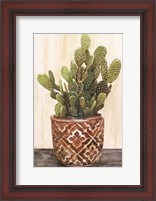 Framed Potted Cactus II