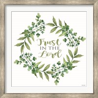 Framed Trust in the Lord Wreath