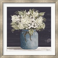 Framed White Flowers I