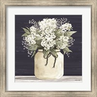 Framed White Flowers II