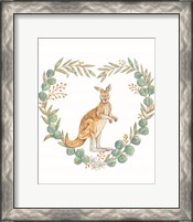 Framed Kangaroo Love