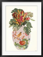 Framed Tropical Vase I