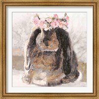 Framed 'Bunny Olivia' border=