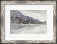 Framed Winter Landscape Neutral Crop