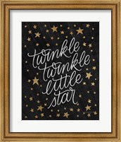 Framed Boho Nursery VIII Black Gold