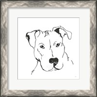 Framed Line Dog Pitbull II