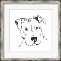 Framed Line Dog Pitbull II