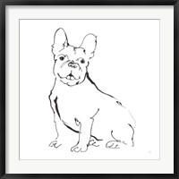 Framed Line Dog French Bulldog II