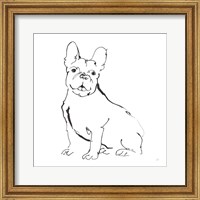 Framed Line Dog French Bulldog II