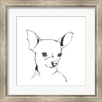 Framed Line Dog Chihuahua