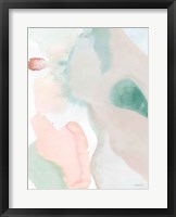 Sage and Pink Abstract II Framed Print