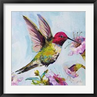 Hummingbird I Florals Framed Print