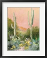 Framed Sunrise Desert I