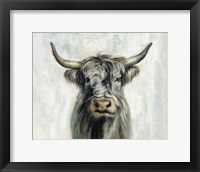 Framed Highland Cow Horizontal