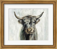 Framed Highland Cow Horizontal