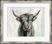 Framed Highland Cow Horizontal