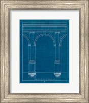 Framed Architectural Columns IV Blueprint