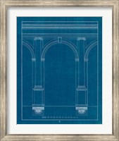 Framed Architectural Columns IV Blueprint