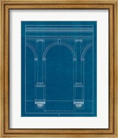 Framed Architectural Columns IV Blueprint
