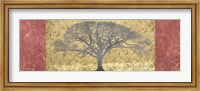 Framed Golden Brocade Panel
