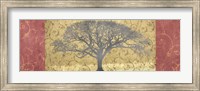 Framed Golden Brocade Panel