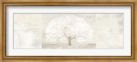 Framed Pale Tree Panel
