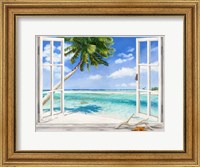 Framed Baie Tropicale