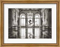 Framed Ballerina in a Palace Hall