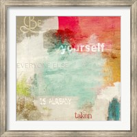 Framed Be Yourself