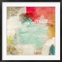 Framed Be Yourself