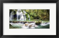 Framed Waterfall in a forest