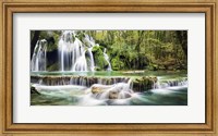 Framed Waterfall in a forest