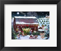 Framed Christmas Tree Farm