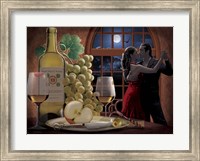 Framed Chardonnay And Moonlight